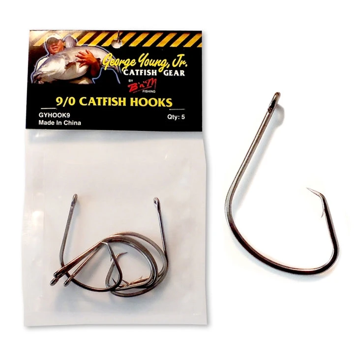 B'n'M Pole Company Catfish Gear 9/0 Catfish Hooks 1 B'n'M Pole Company Catfish Gear 9/0 Catfish Hooks