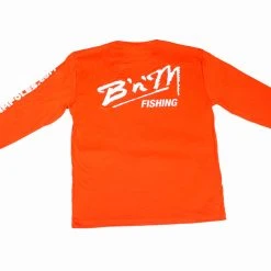 B'n'M Pole Company B'n'M Fishing Orange Dry Fit Long Sleeve Apparel