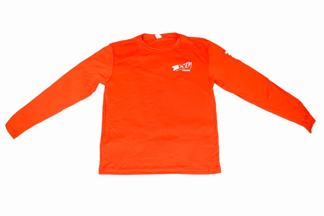 B'n'M Pole Company B'n'M Fishing Orange Dry Fit Long Sleeve Apparel 1 B'n'M Pole Company B'n'M Fishing Orange Dry Fit Long Sleeve Apparel